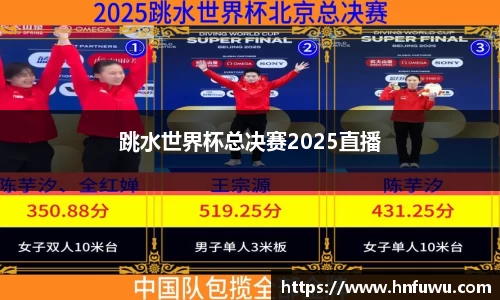 跳水世界杯总决赛2025直播